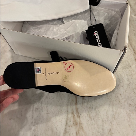 Larroude Black Women's Flats - Picture 3 of 6